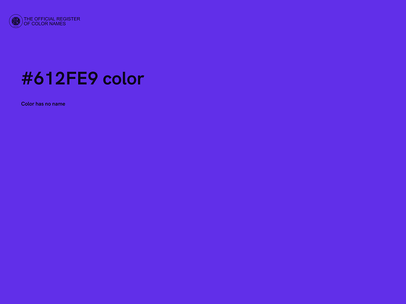 #612FE9 color image