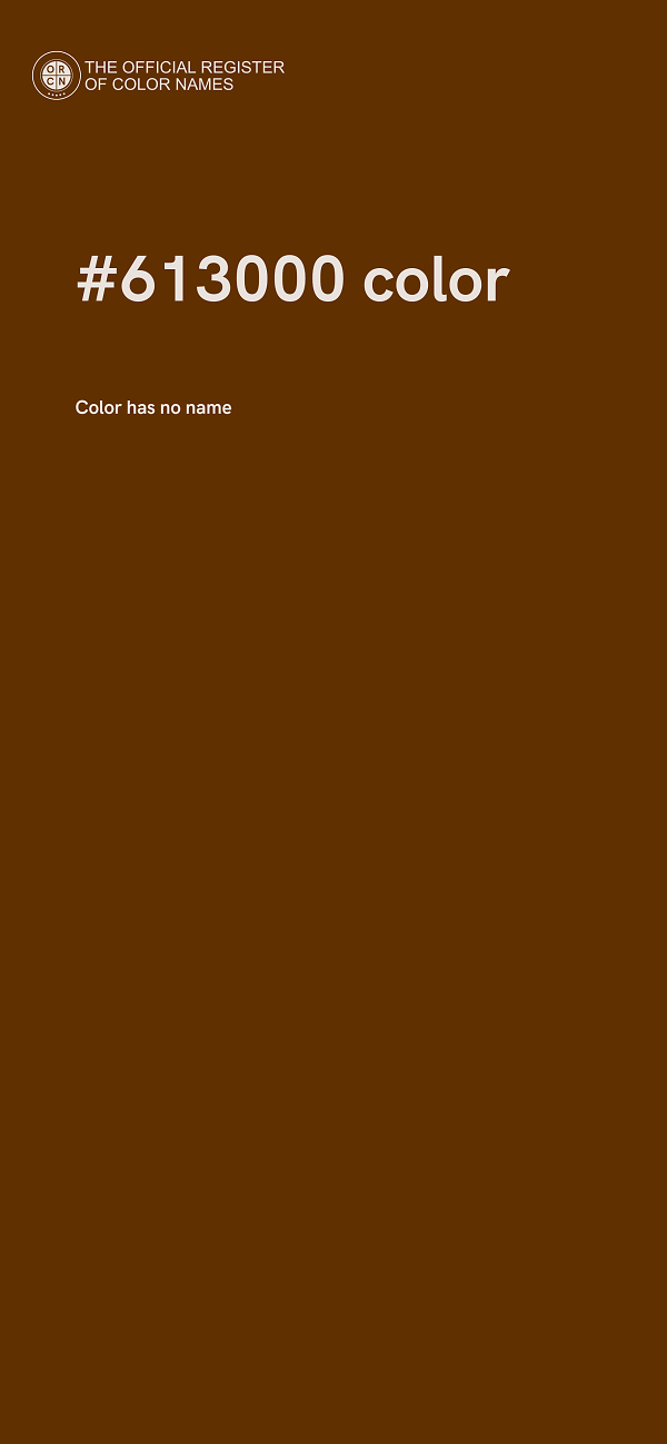 #613000 color image