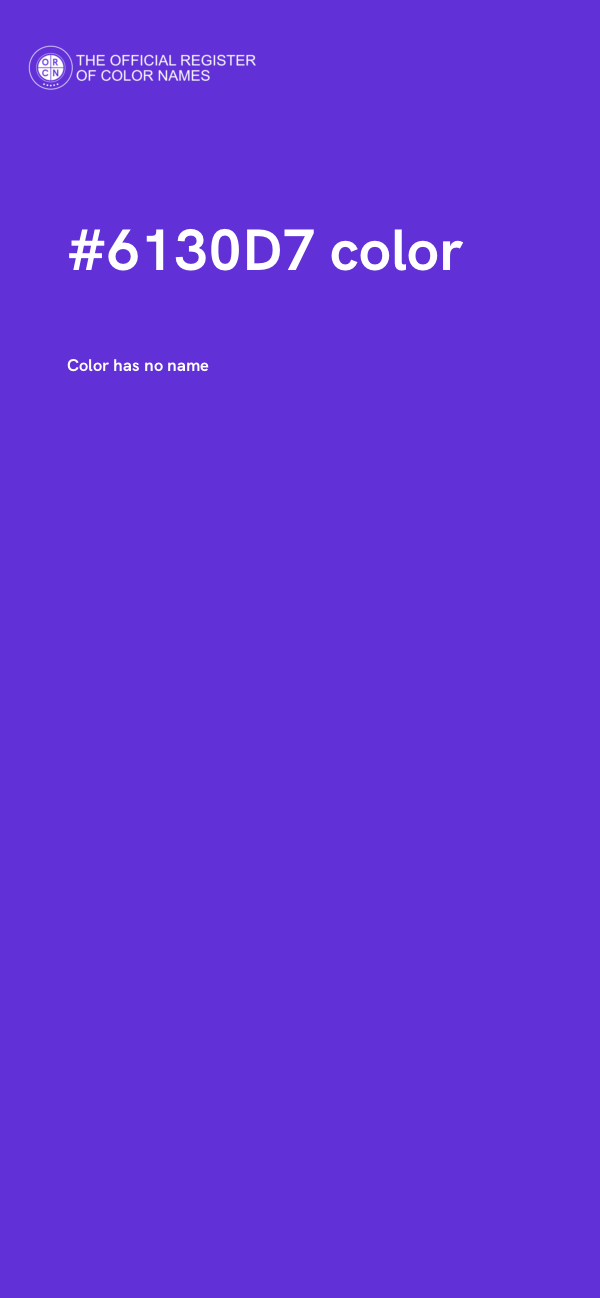 #6130D7 color image