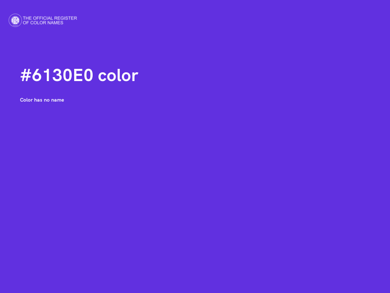 #6130E0 color image