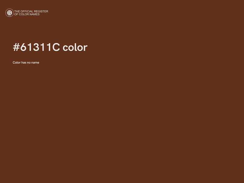 #61311C color image