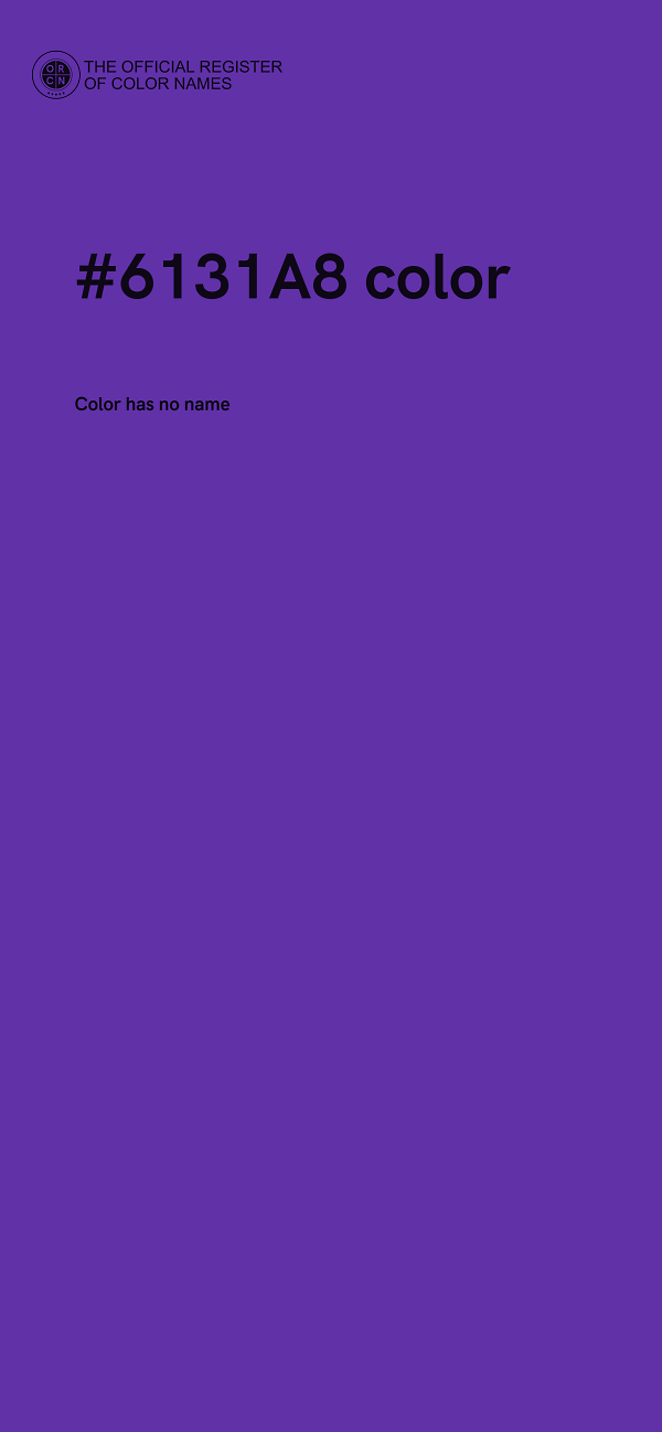 #6131A8 color image