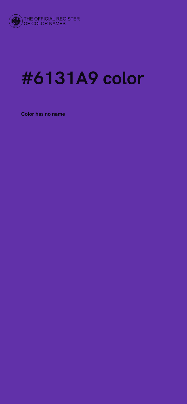#6131A9 color image