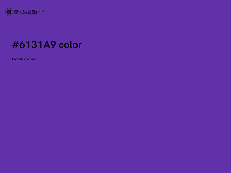#6131A9 color image