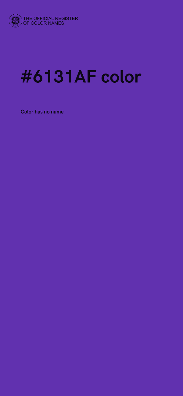 #6131AF color image