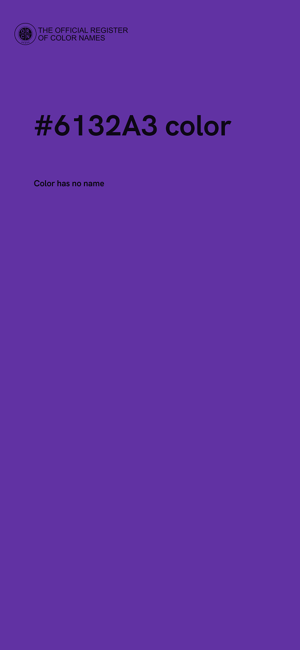 #6132A3 color image