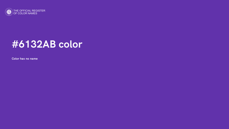 #6132AB color image