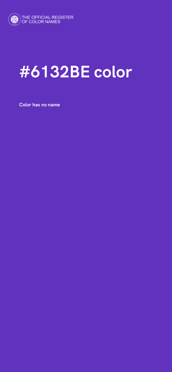 #6132BE color image