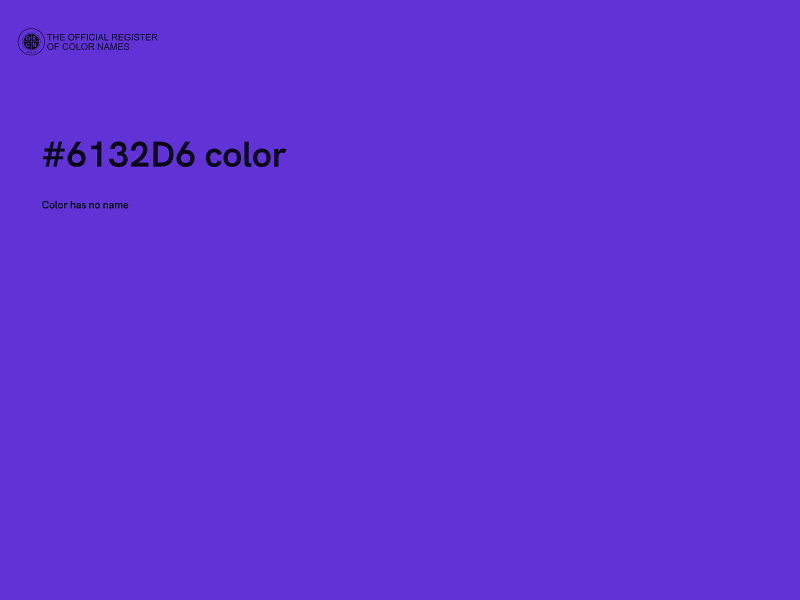 #6132D6 color image