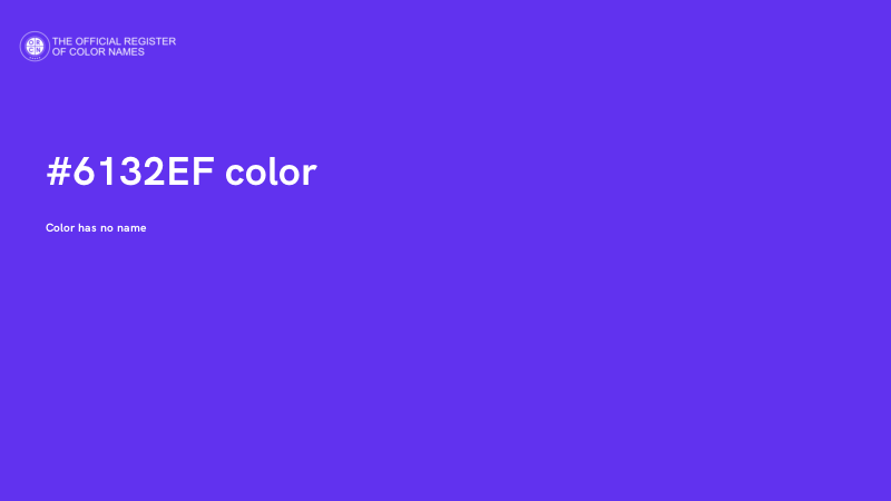 #6132EF color image