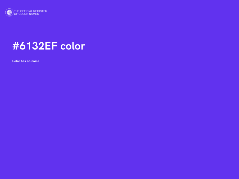 #6132EF color image