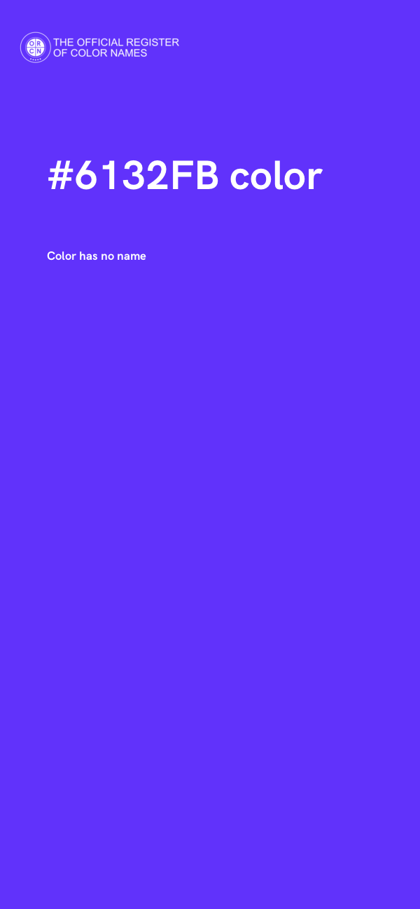 #6132FB color image