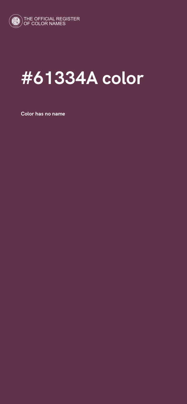#61334A color image