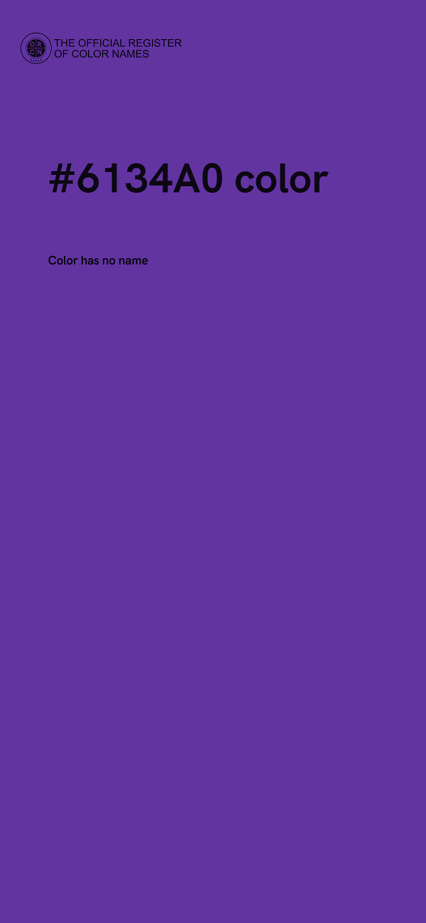#6134A0 color image