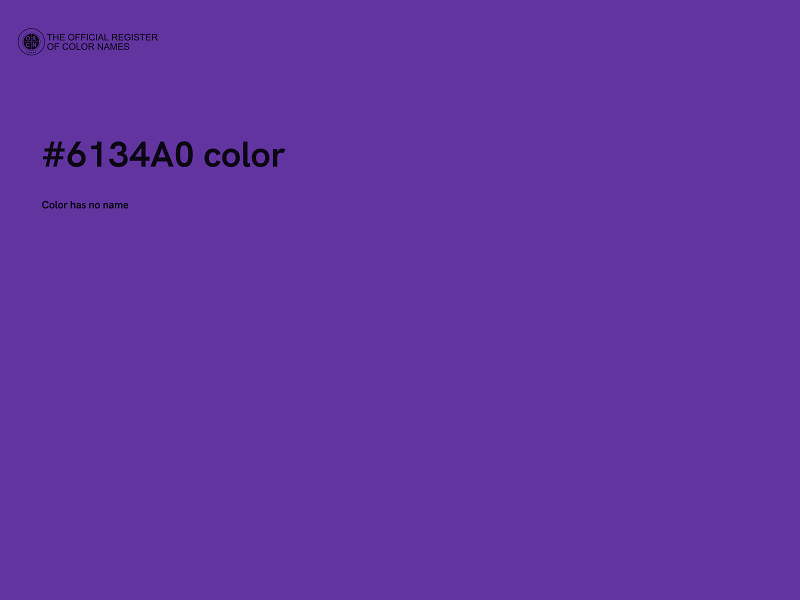 #6134A0 color image