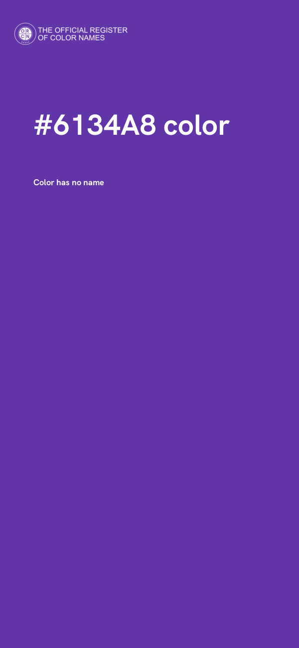 #6134A8 color image