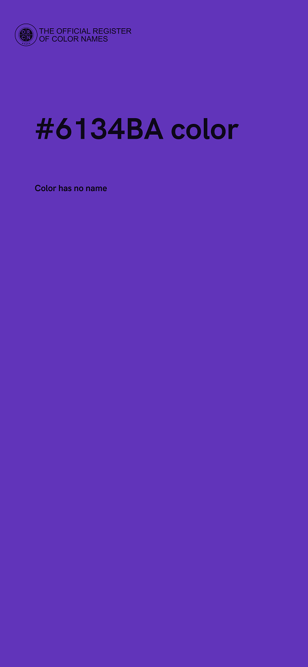 #6134BA color image