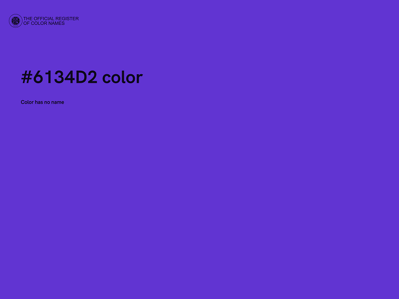 #6134D2 color image