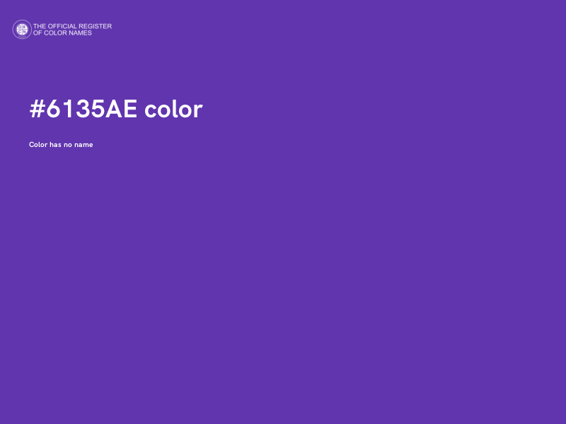 #6135AE color image