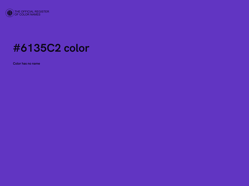 #6135C2 color image