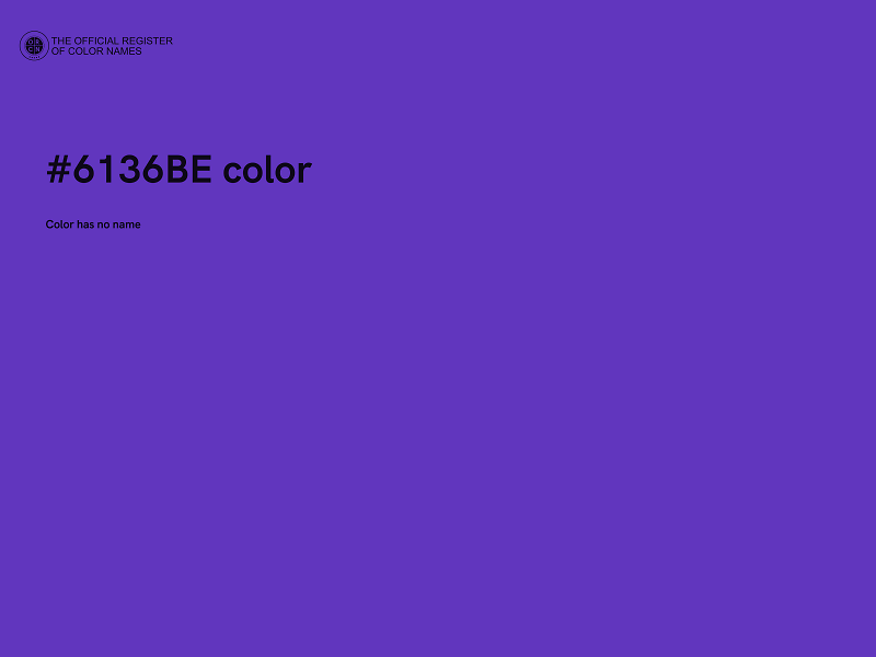 #6136BE color image