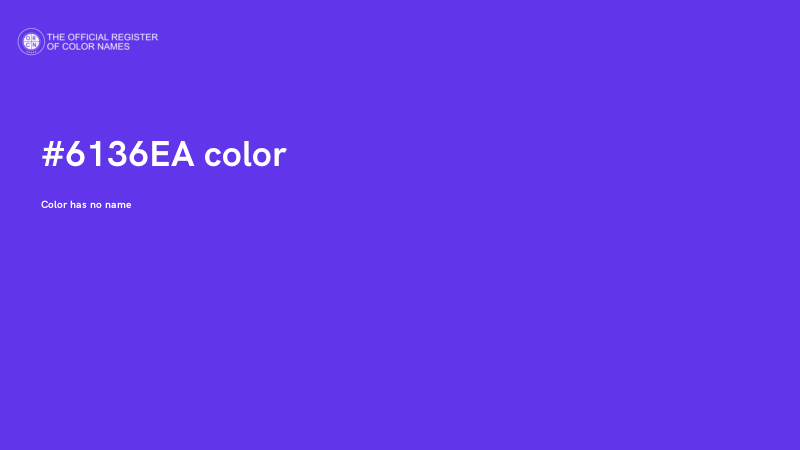 #6136EA color image