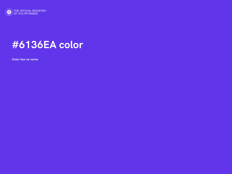 #6136EA color image