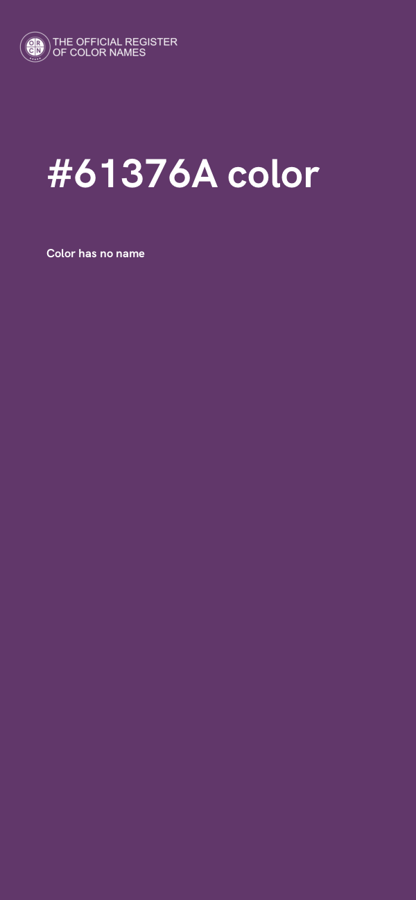 #61376A color image