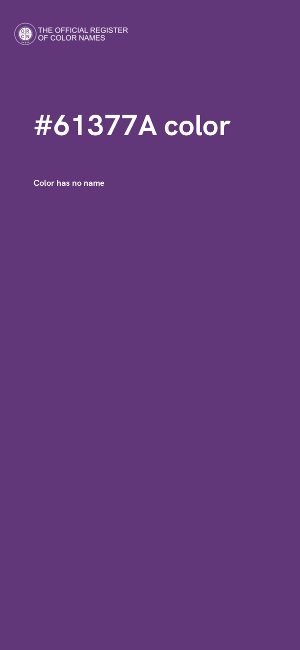 #61377A color image