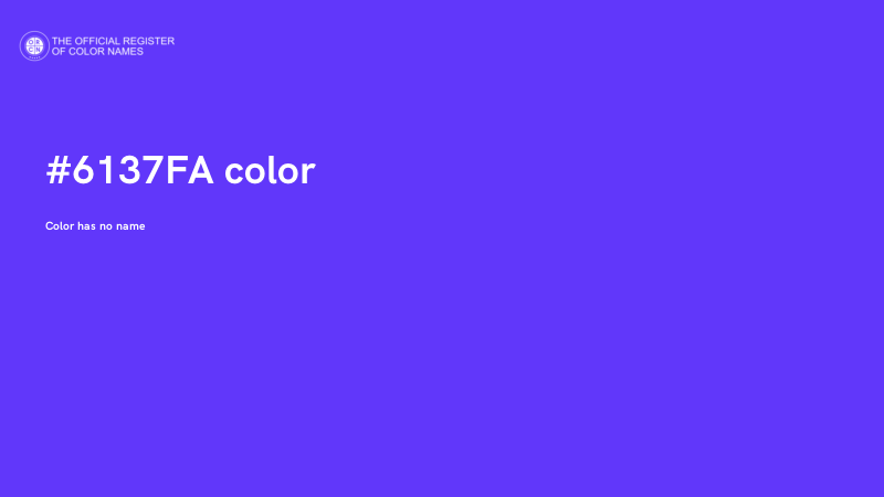 #6137FA color image