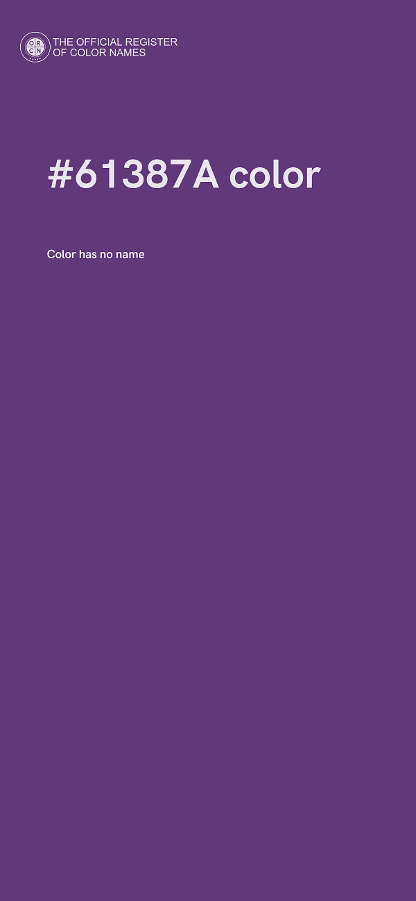 #61387A color image
