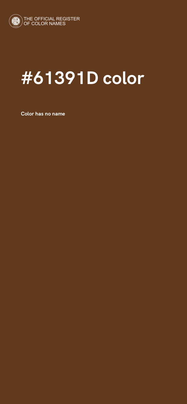 #61391D color image