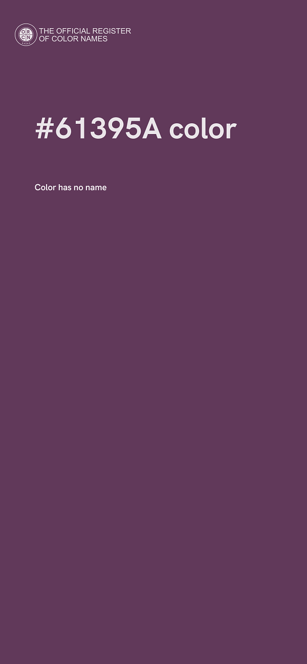 #61395A color image