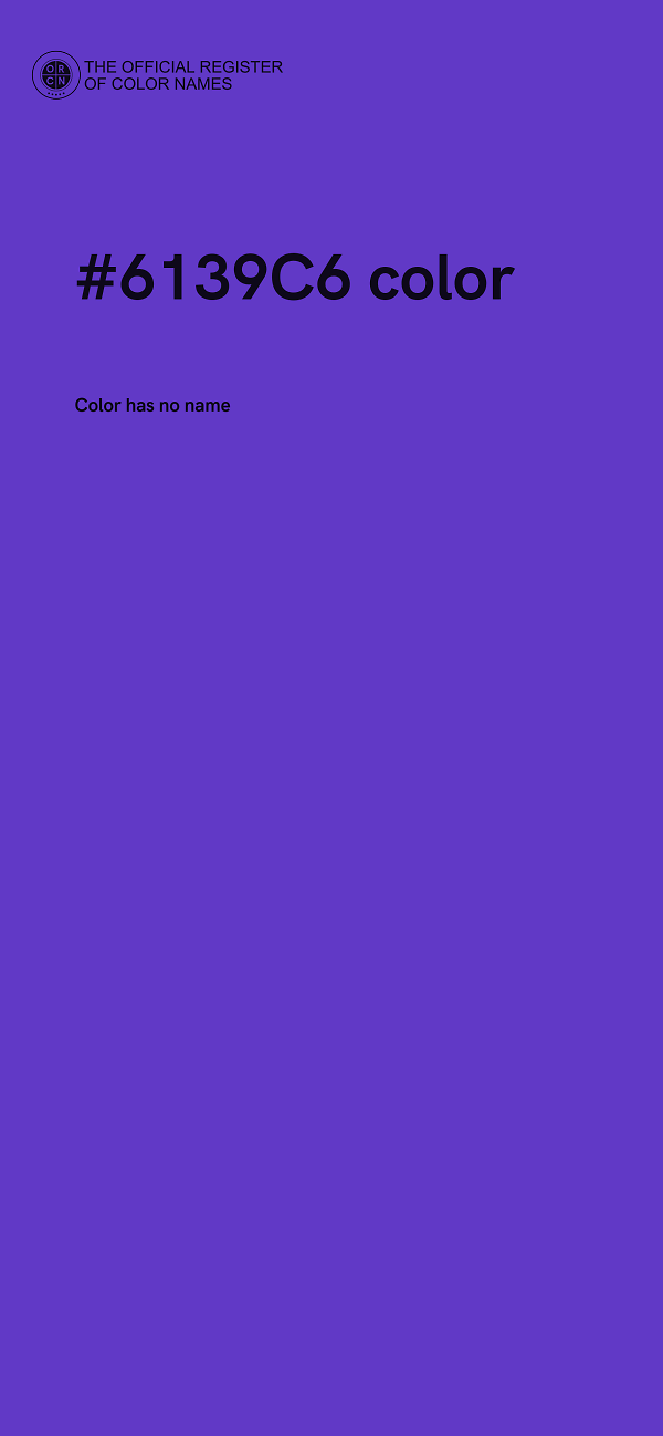 #6139C6 color image