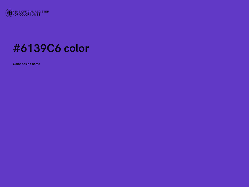 #6139C6 color image