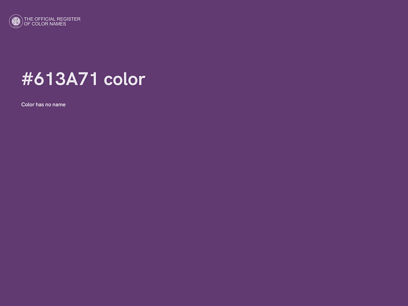 #613A71 color image
