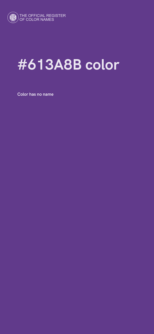 #613A8B color image