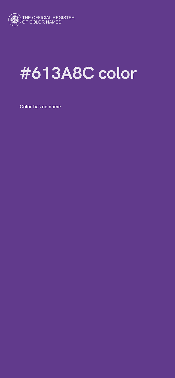 #613A8C color image
