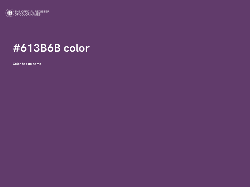 #613B6B color image