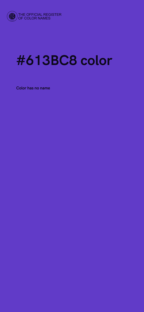 #613BC8 color image