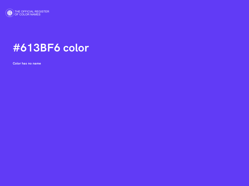 #613BF6 color image