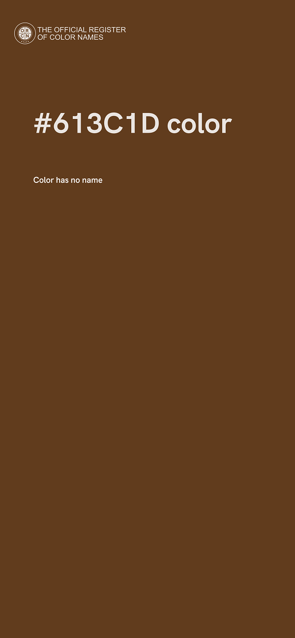 #613C1D color image
