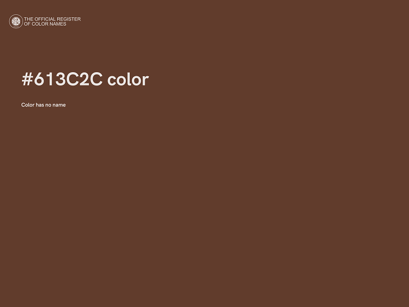 #613C2C color image