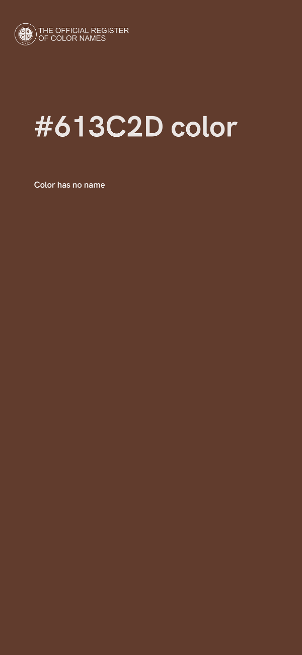 #613C2D color image