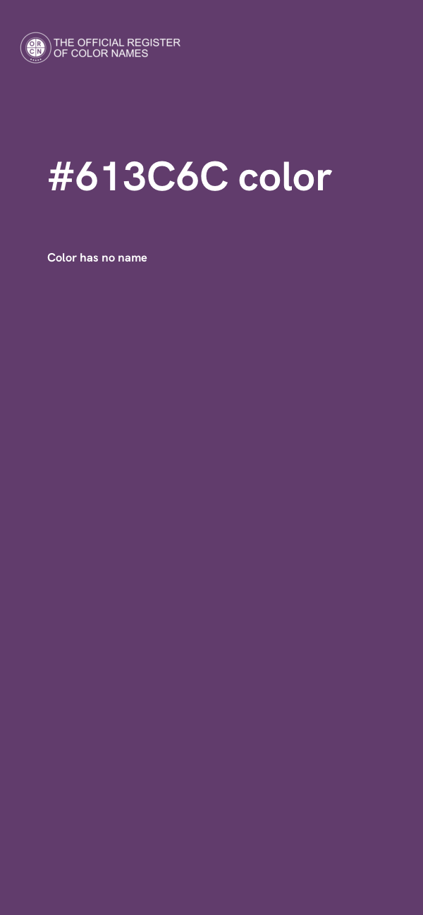 #613C6C color image