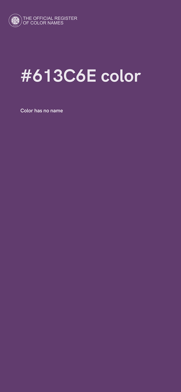 #613C6E color image