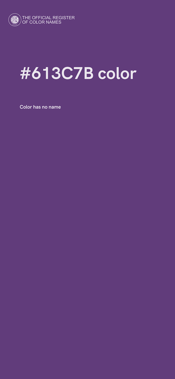 #613C7B color image