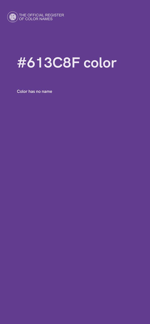 #613C8F color image