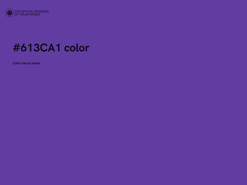 #613CA1 color image