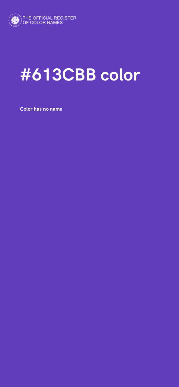 #613CBB color image